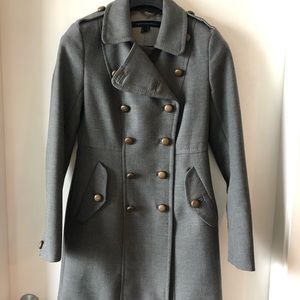 French Connection grey wool coat